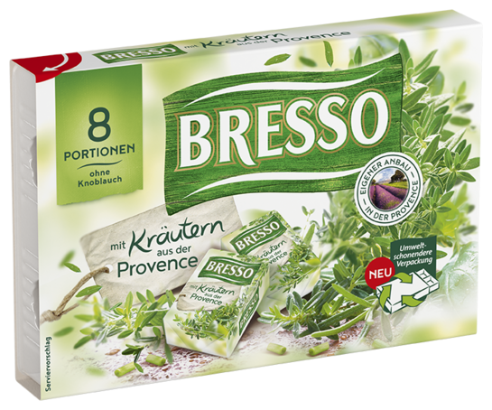 Bresso Produkt packshot Portionen Kräuter der Provence