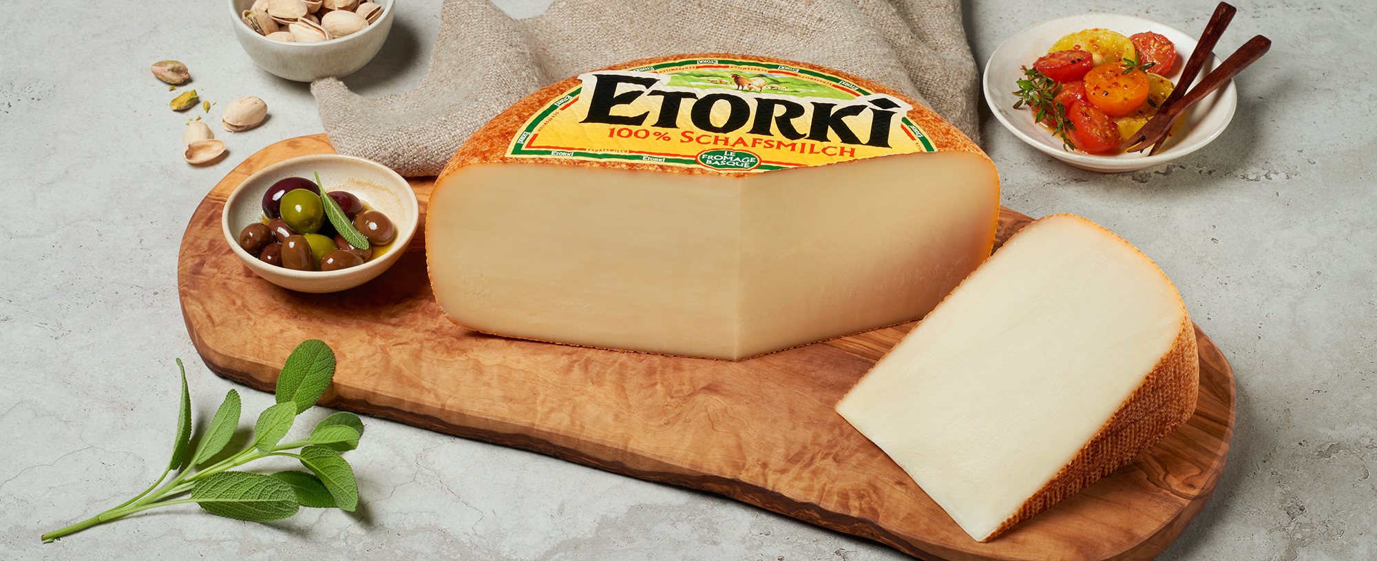 Etorki der milde Schafsmilchkäse