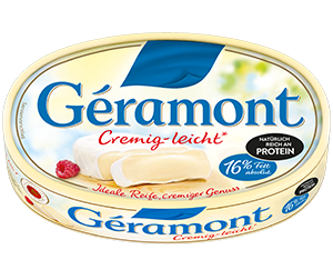 Géramont Produkte packshot cremig leicht