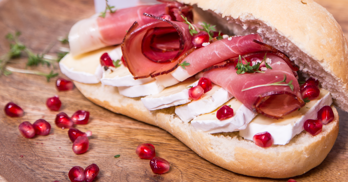 Géramont Pausenbrot Schinken und Grantapfel Géramont Pausenbrot Schinken und Grantapfel