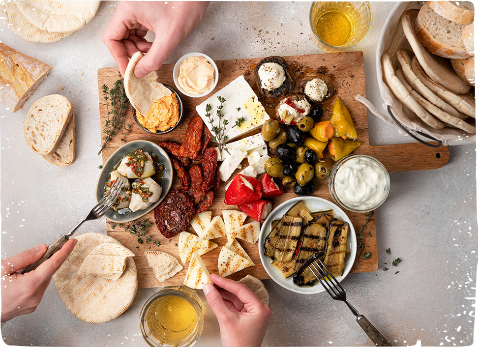 islos feta antipasti haende