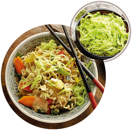 One Pot: Der Jade-Drachen - Pasta Asia-Style mit Wasabi-Käse
