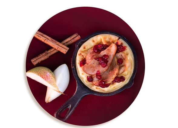 Raclette mal süß: Birnen-Preiselbeer-Pfännchen Raclette mal süß: Birnen-Preiselbeer-Pfännchen