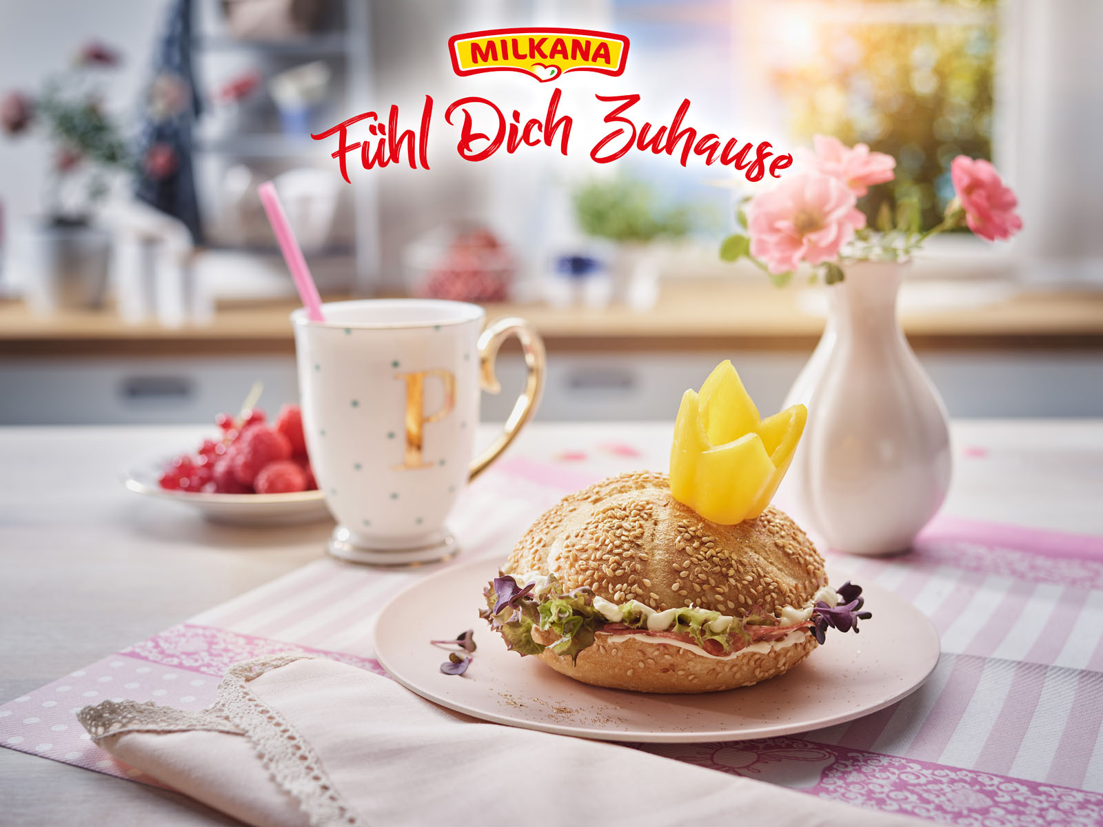 Rezept MILKANA Prinzessinnen-Brötchen - Fühle Dich Zuhause