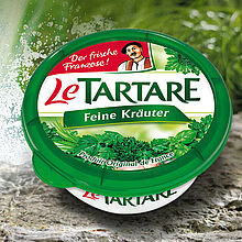 Le Tartare feine Kräuter packshot Wasserfall