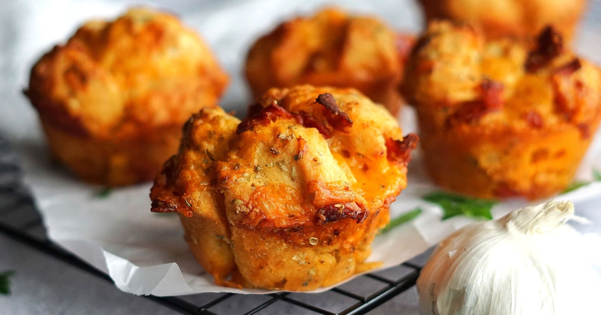 Pull-Apart Pizza Muffins