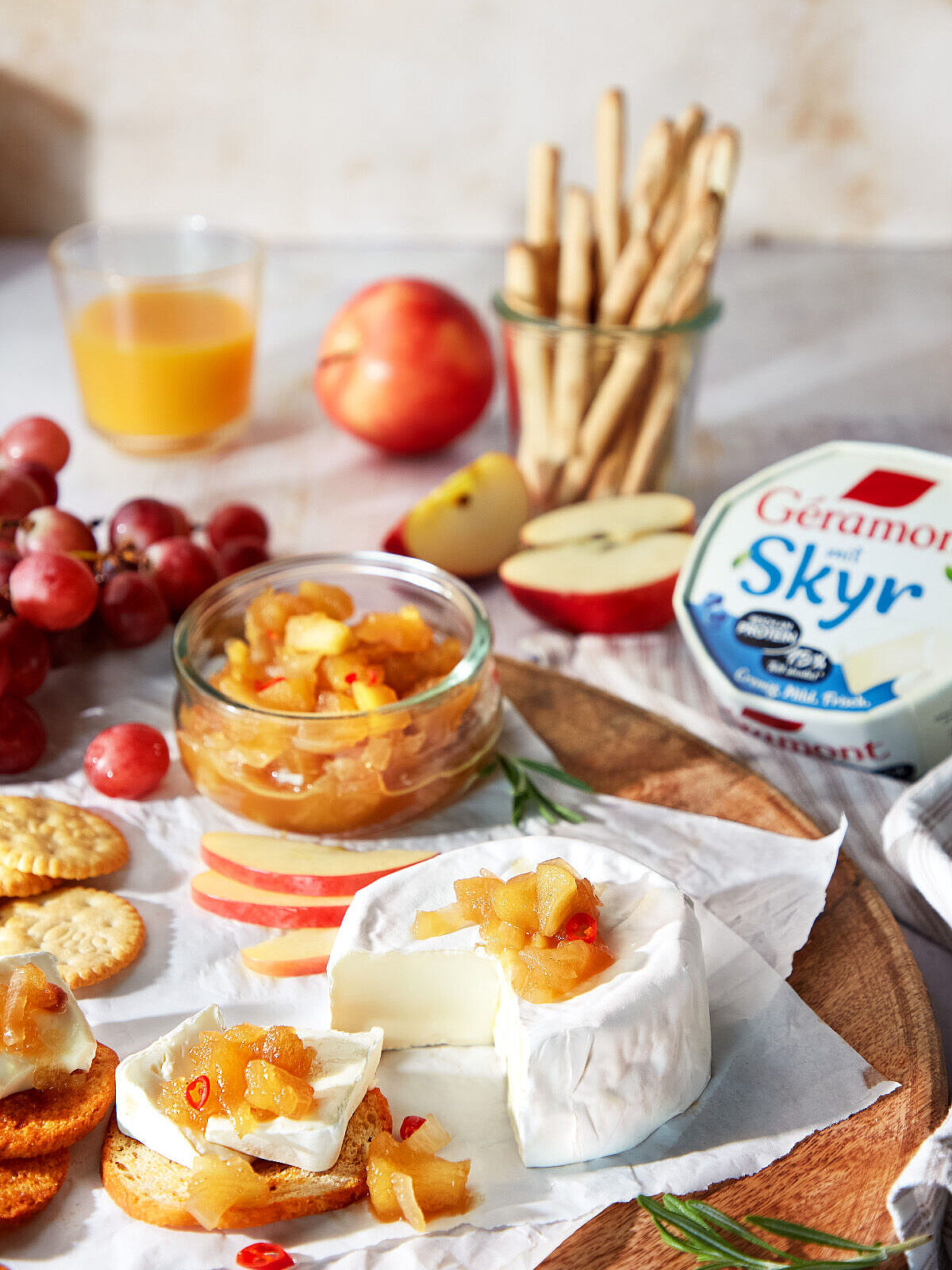 Selbstgemachtes Apfelchutney