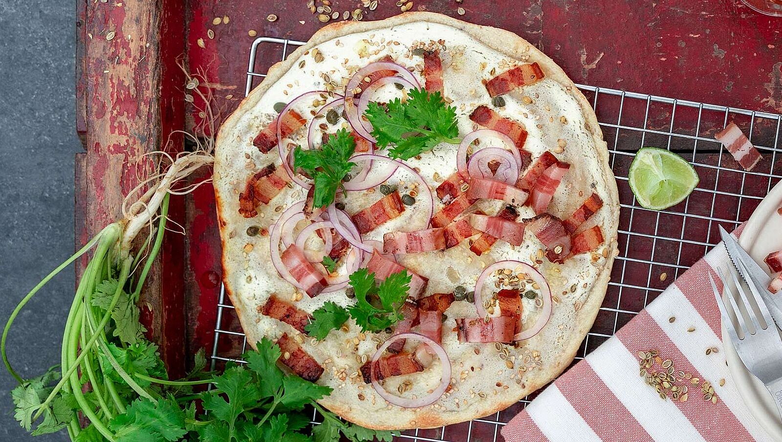 Elsässer Flammkuchen mit Brunch