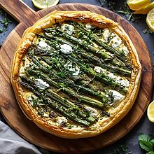 Spargel-Tarte mit Le Tartare