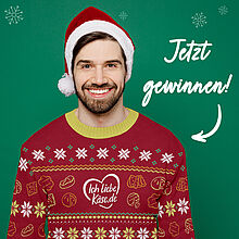 Gewinne einen Weihnachts-Pullover von ich-liebe-käse.de