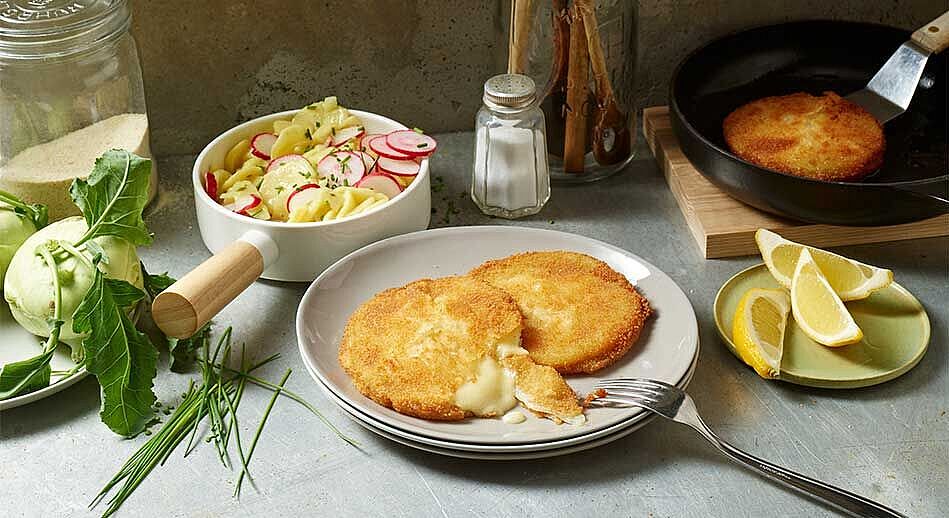 Kohlrabi-Cordon Bleu mit Fol Epi