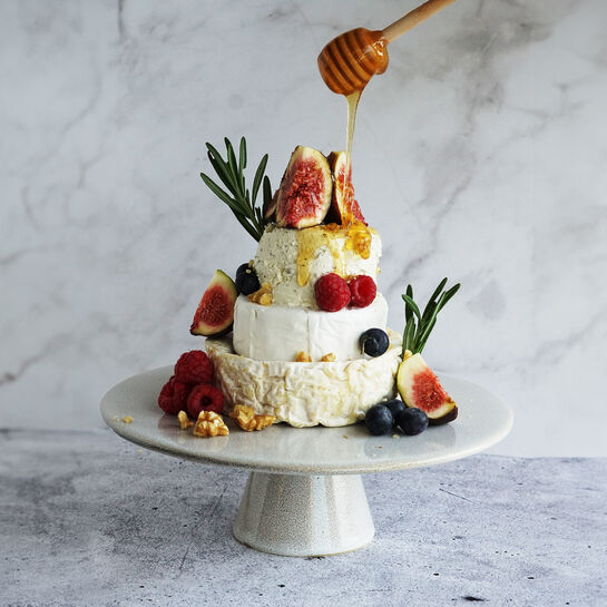 Herzhaft-süße Käsetorte