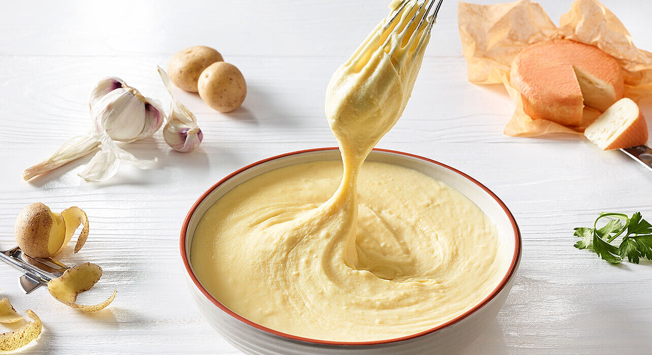 Aligot mit Weichkäse