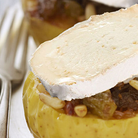 Rezept Bratapfel mit Peyrigoux Käse