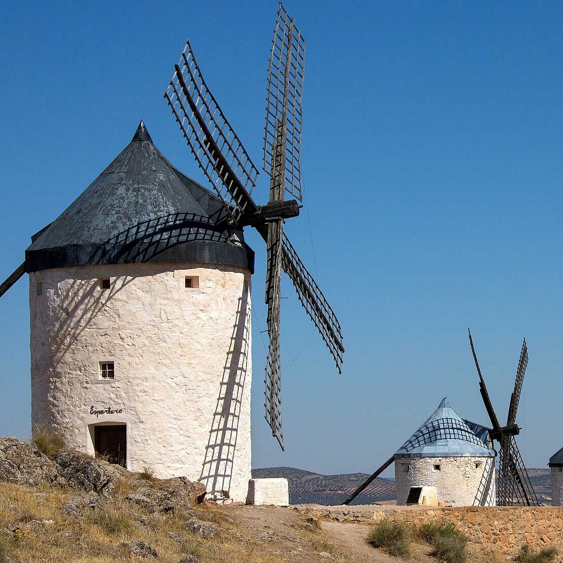 Windmühlen in der La Mancha