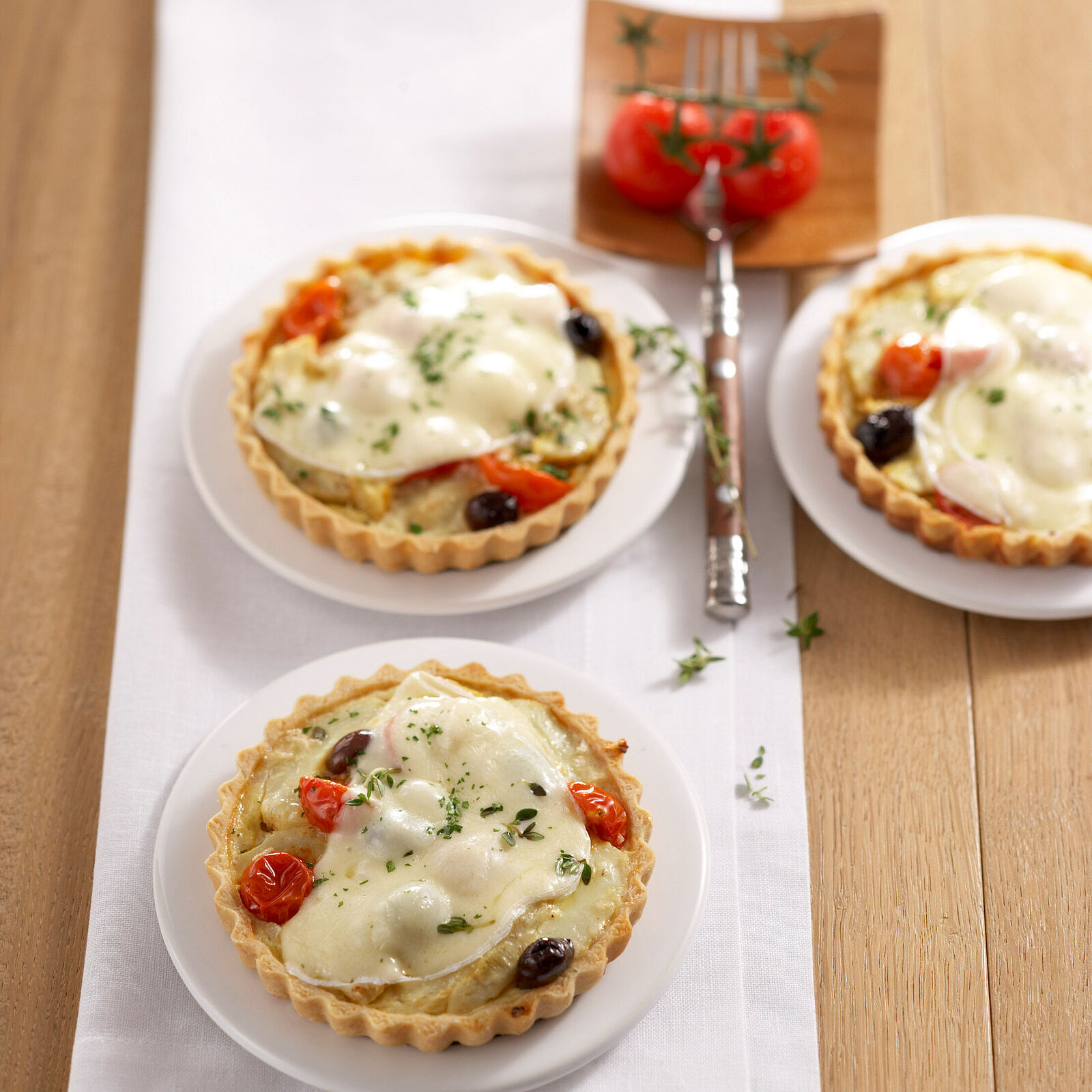 Mini-Quiche mit Artischocken