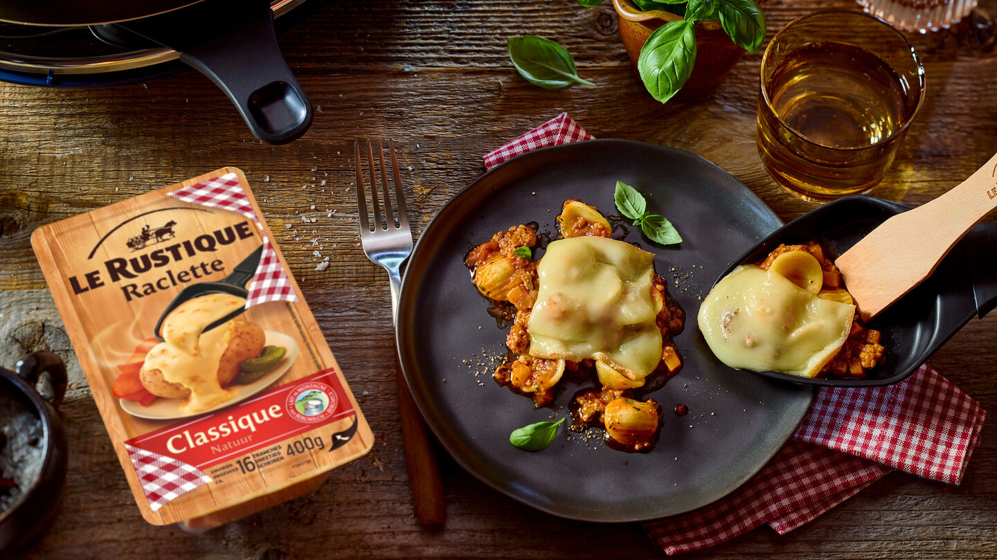 Bolognese-Raclette-Pfännchen Bolognese-Raclette-Pfännchen