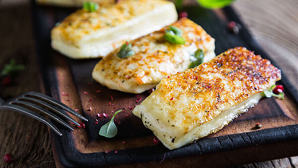Halloumi Teaser Gebackener Halloumi