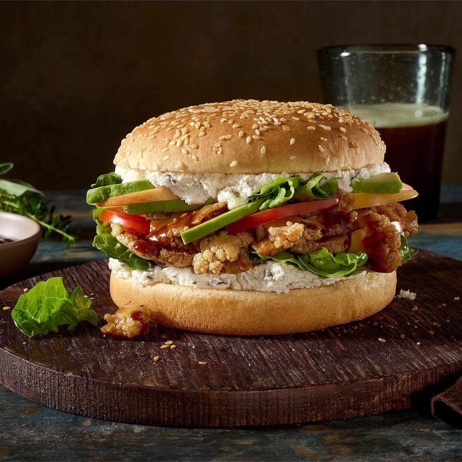Pulled Blumenkohl Burger