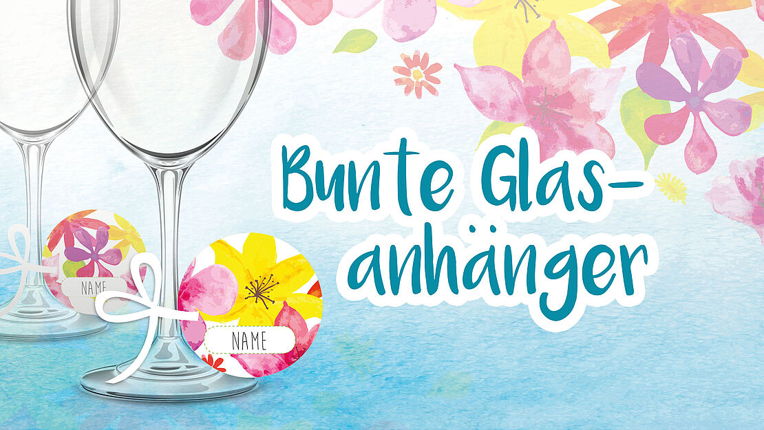 DIY bunte Glasanhänger 