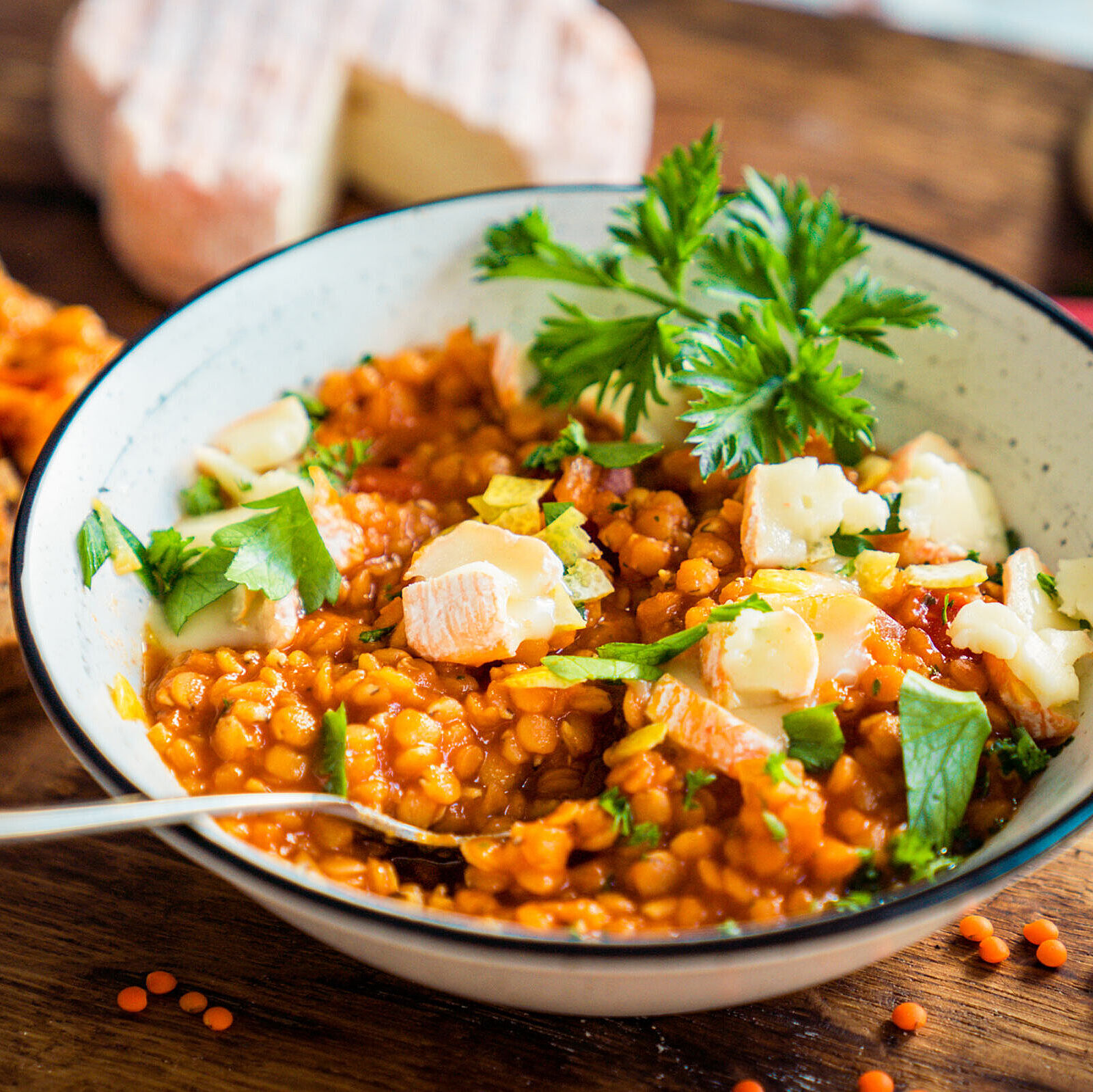 Linsen-Dal mit Saint Albray