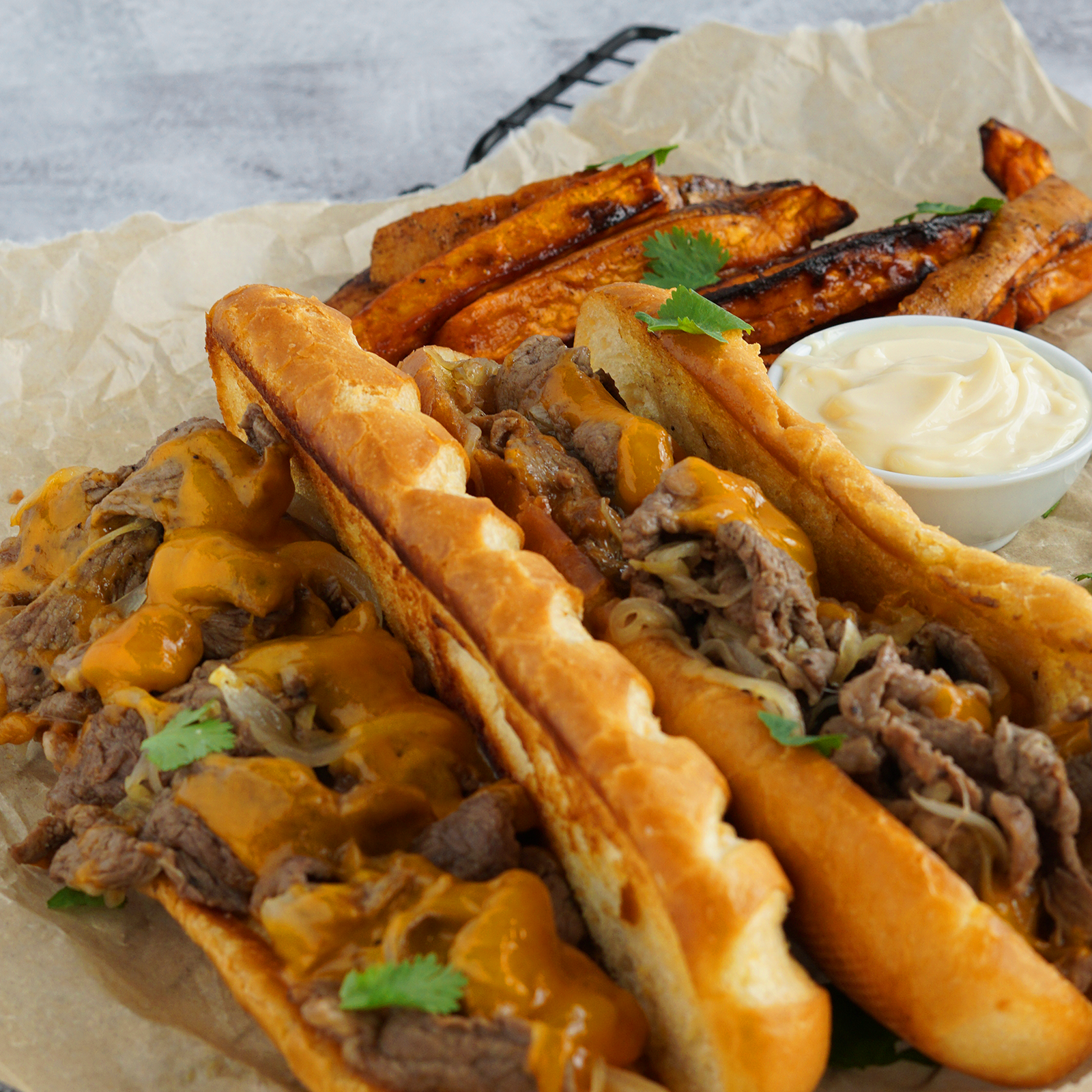 Philly Cheesesteak Sandwich