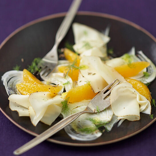 Fenchel-Käse-Carpaccio - immer ein Genuss