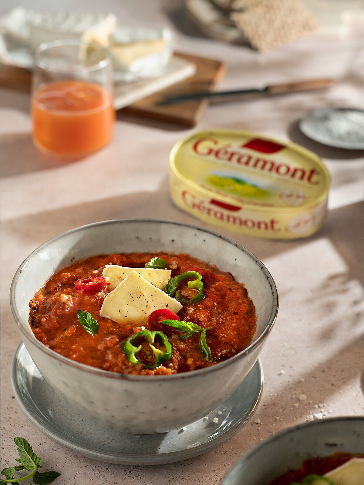 Kalte Tomatensuppe