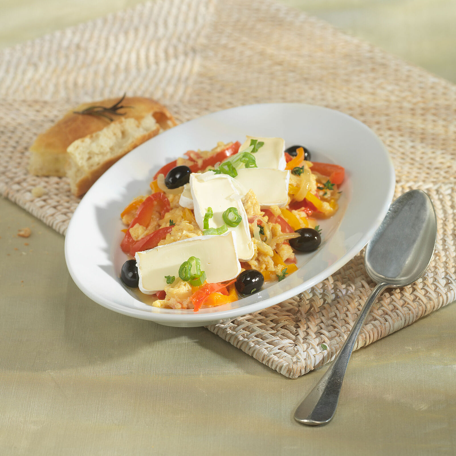 Baskisches Rührei-Piperade