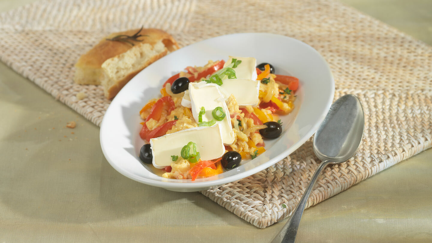 Baskisches Rührei-Piperade - immer ein Genuss