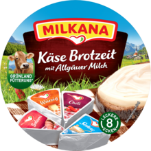 Milkana Runddose herzhafte Käse Brotzeit packshot