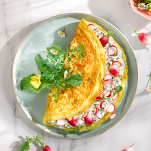 Frühlingsomelette mit Le Tartare