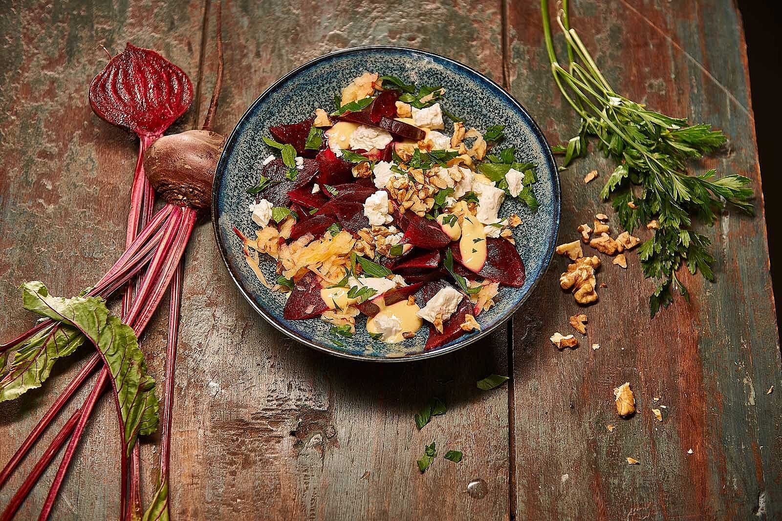 Rote-Bete-Salat mit viel Tamtam