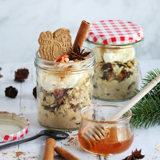 Weihnachtliches Bircher Müsli Weihnachtliches Bircher Müsli