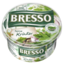 Bresso Produkt packshot Frischkäse Becher feine Kräuter