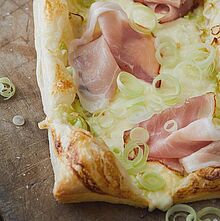 Herzhafte Flammkuchen très simple Rezept - immer ein Genuss