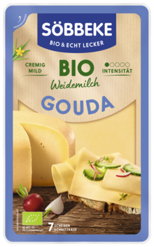 Packung Bio Weidemilch Gouda Scheiben