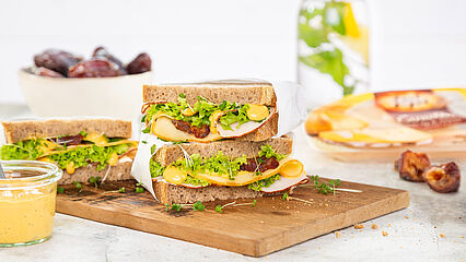 Rezept für Fol Epi Caractère-Sandwich