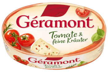 Géramont Produkte Packshot Tomate & feine Kräuter