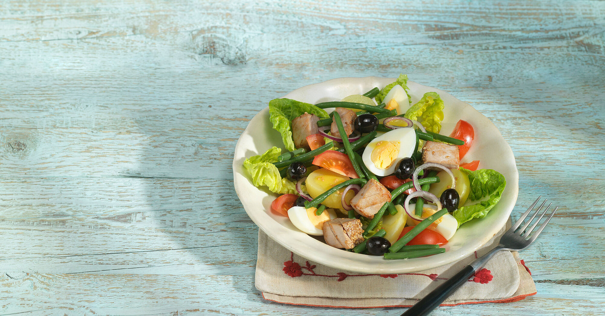 Nizza Salat mit Thunfisch - Salade Niçoise