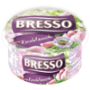 Bresso Produkt packshot Frischkäse Becher feiner Knoblauch Bresso Produkt packshot Frischkäse Becher feiner Knoblauch
