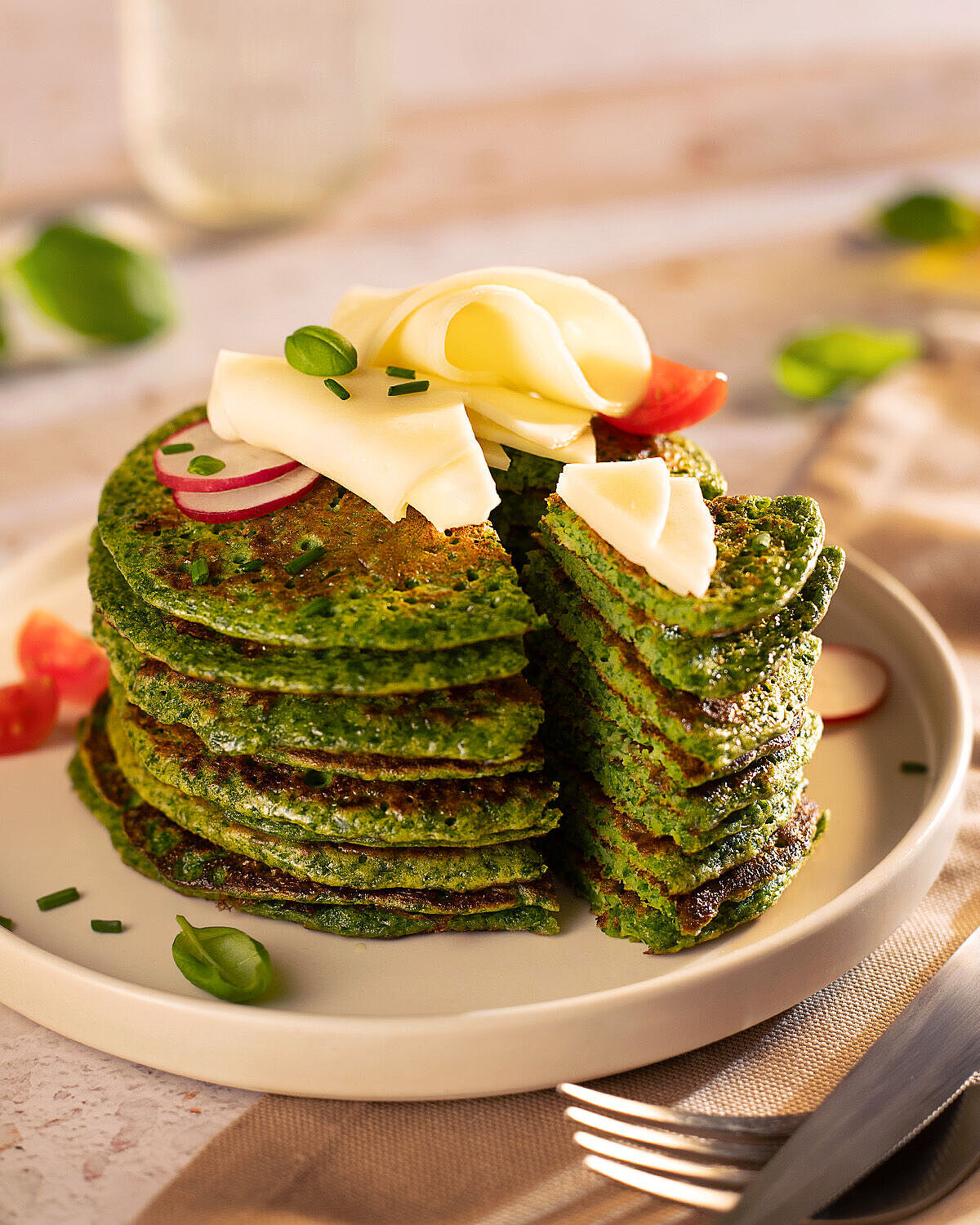 Spinat-Pancakes