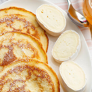 Rezept für Pancakes mit Géramont Le Snack