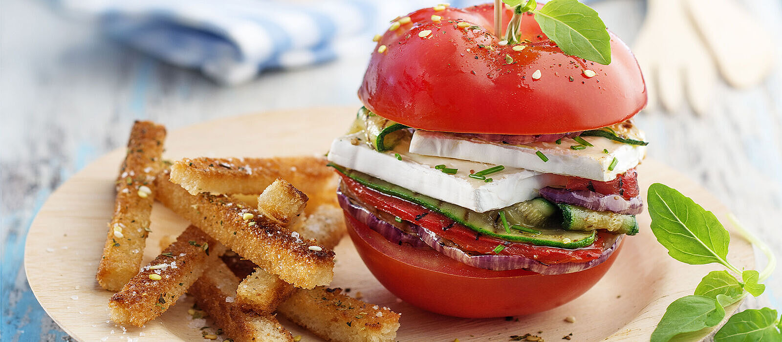 Mini-Burger mit Caprice des Dieux