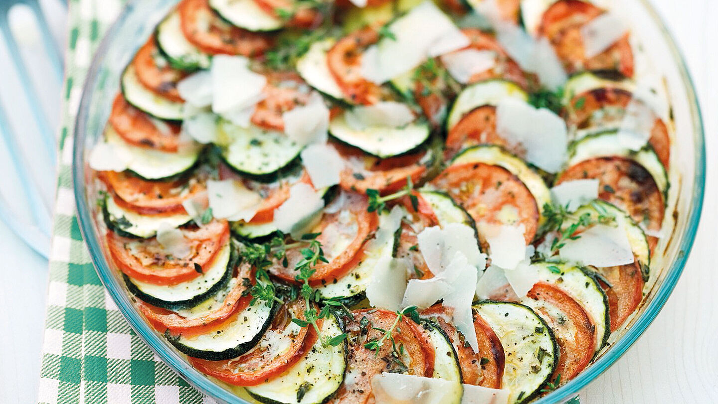 Rezept Tomaten-Zucchini-Gratin