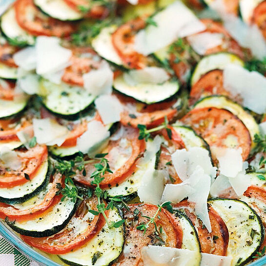 Rezept Tomaten-Zucchini-Gratin