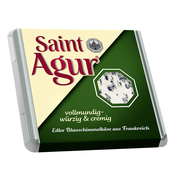 Saint Agur Stück 125 g packshot