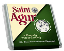 Saint Agur Stück 125 g packshot