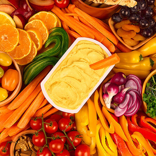 Kachel-fruchtiges_curry Fruchtiges Curry Gemüseplatte