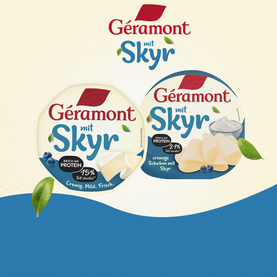 Géramont Skyr als Stück und in Scheiben